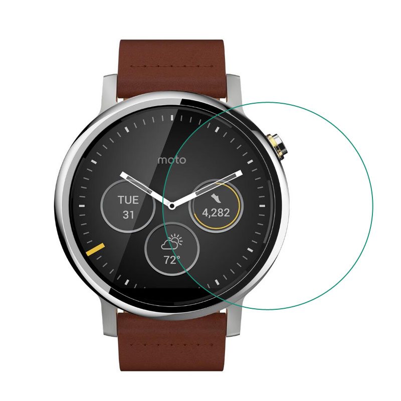Motorola Smartwatch Accessories - Tempered Glass Protective Film Guard For