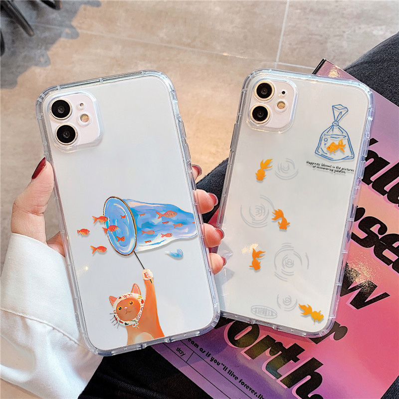 Lovely Fishes Clear Phone Case - огляд і ціна Apple Iphone 16