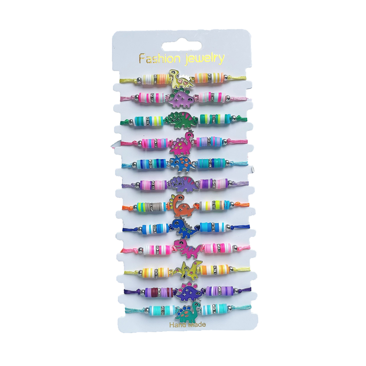 12Pcs Bohemian Style Colorful  - огляд і ціна Ceramic Link Bracelet