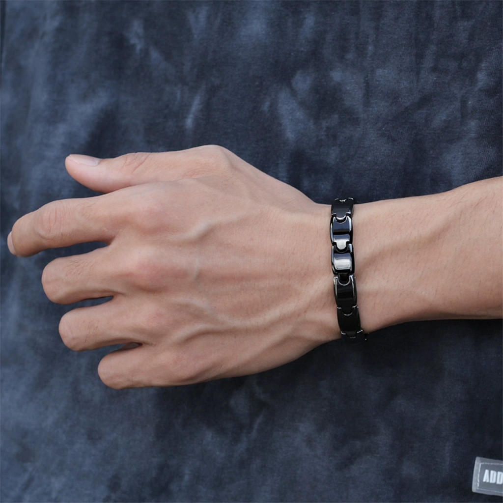 Aradoo Premium Ceramic Hematit - огляд і ціна Ceramic Link Bracelet