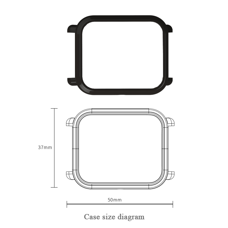 Case Cover for Amazfit Bip Ban - огляд і ціна Silicone Band Replacement