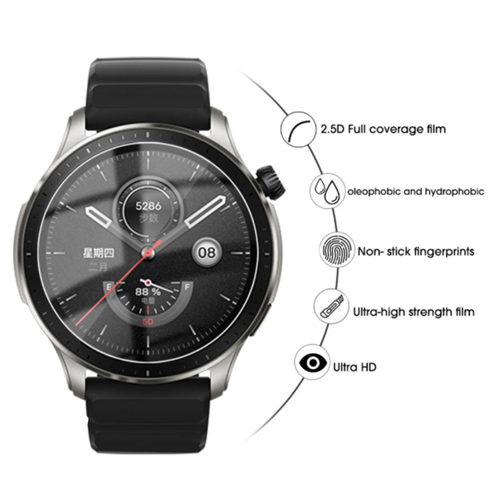 Tempered Glass for Smart Watch - огляд і ціна Motorola Smartwatch Accessories