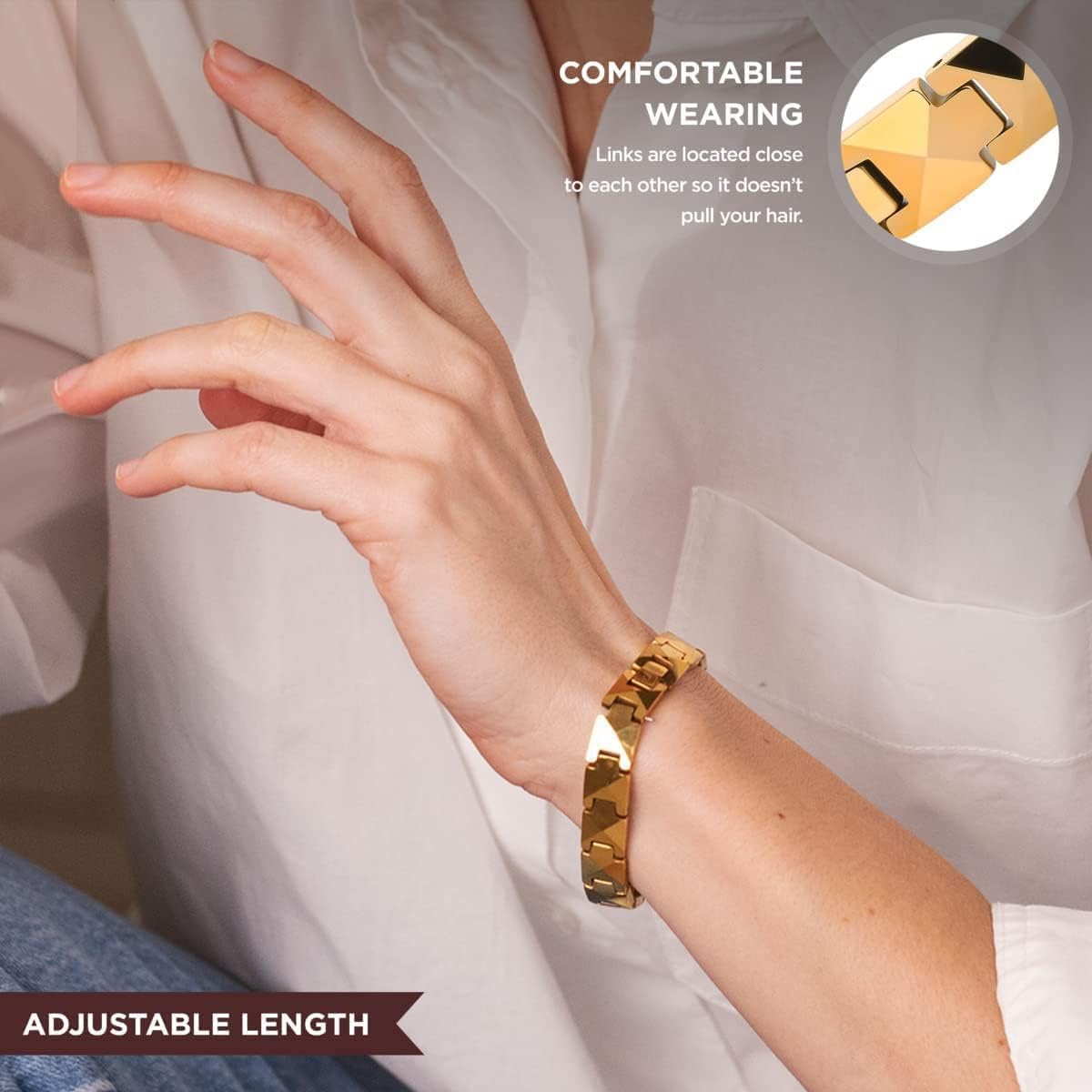 ARADOO Premium Ceramic Bracele - огляд і ціна Ceramic Link Bracelet