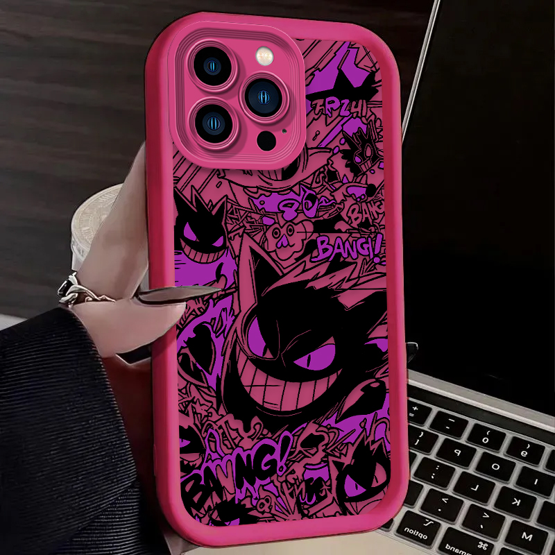 P-Pokemon Gengar Graffiti Phon - огляд і ціна Apple Iphone 16
