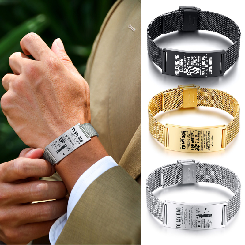 Men Bracelet Timeless Nature O - огляд і ціна Stainless Mesh Band