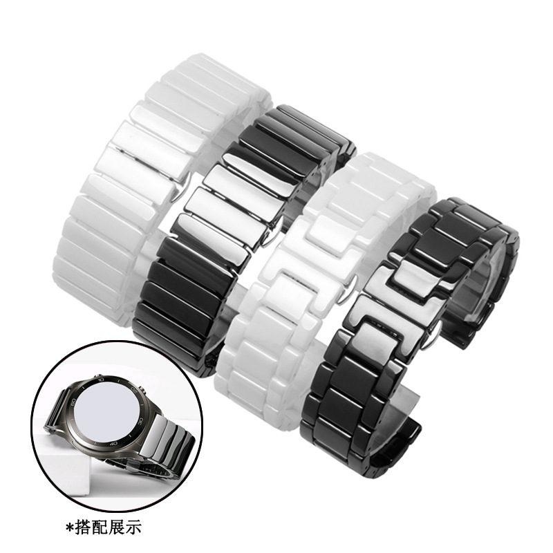 Ceramic 22mm watch band for Sa - огляд і ціна Ceramic Link Bracelet