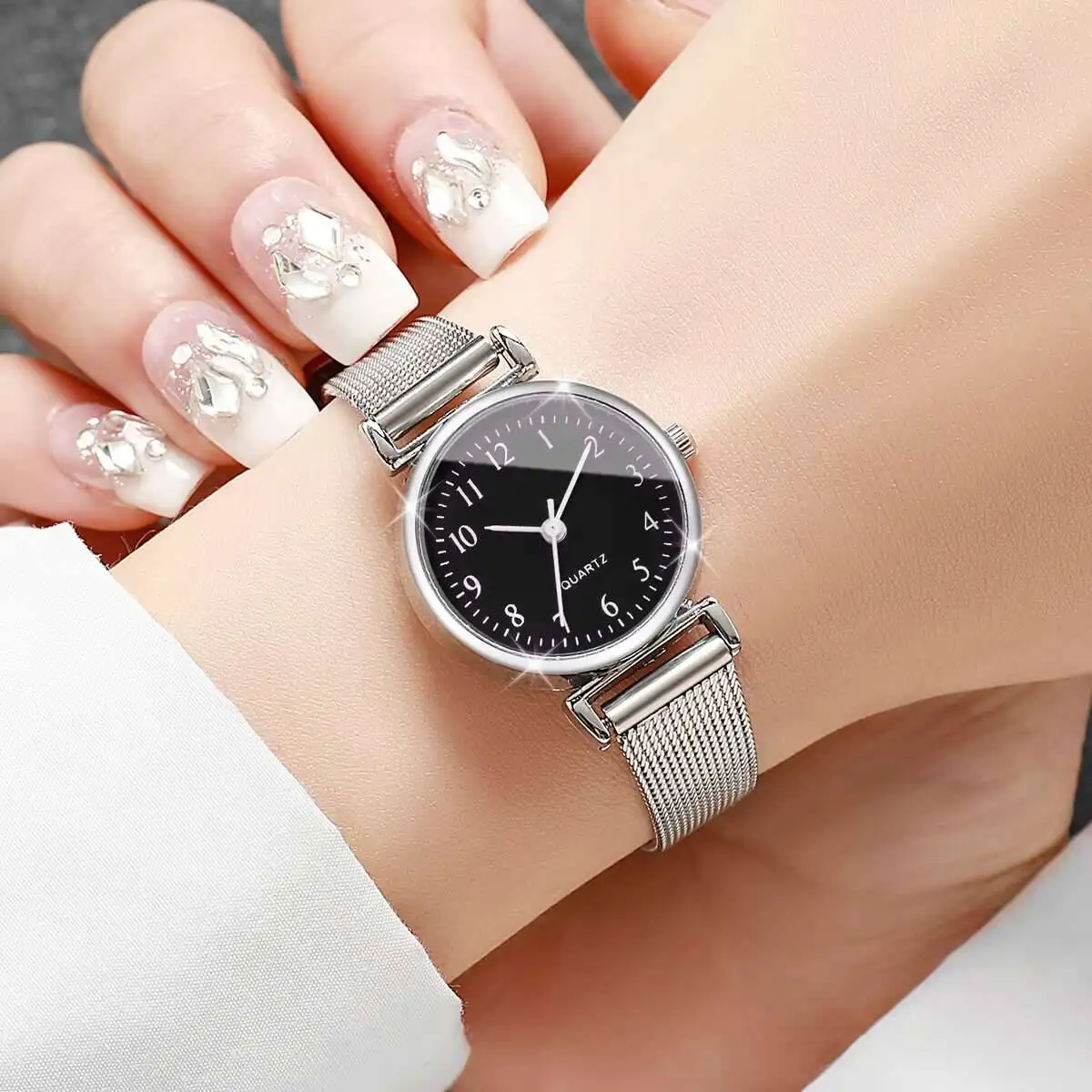 1/2PCS Fashion Women Watches S - огляд і ціна Stainless Mesh Band