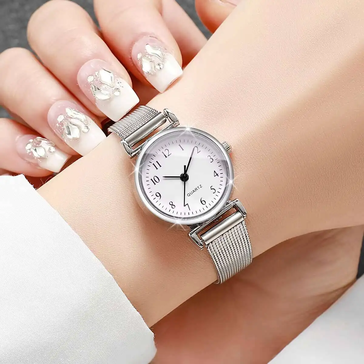 1/2PCS Fashion Women Watches S - огляд і ціна Stainless Mesh Band