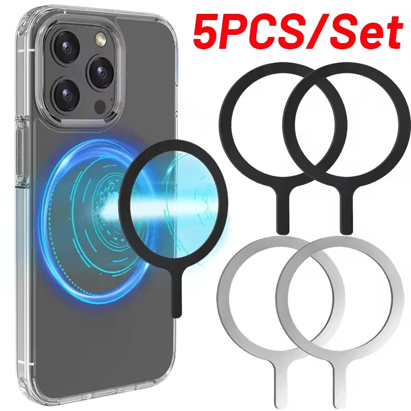 5-1pcs Sticker Ring For Magsaf - огляд і ціна Magnetic Charging Stand