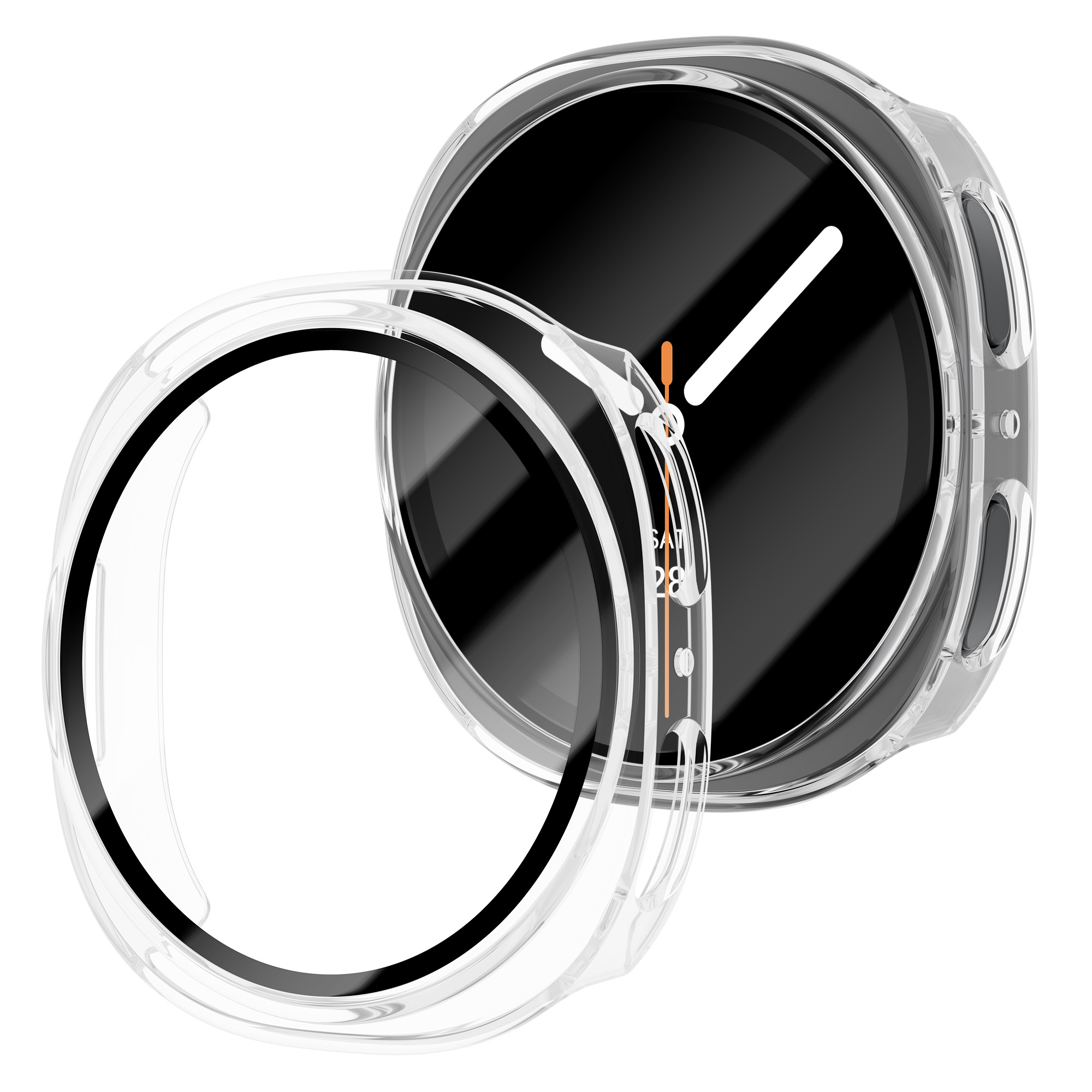 Tempered Glass+PC Case For Sam - огляд і ціна Samsung Smartwatch Accessories