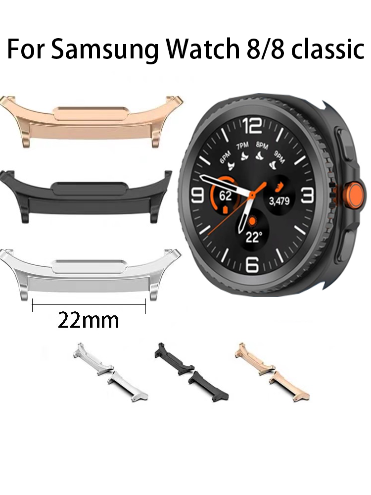 22mm WatchBand Connector for s - огляд і ціна Smart Watch Accessories