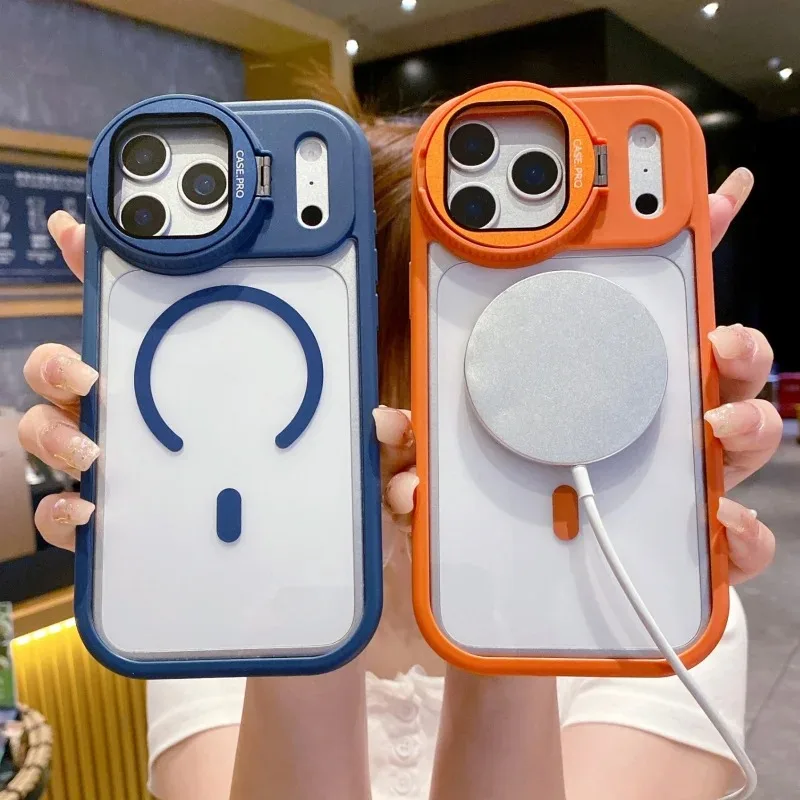 Clear Camera Stand Back Cover  - огляд і ціна Magnetic Charging Stand