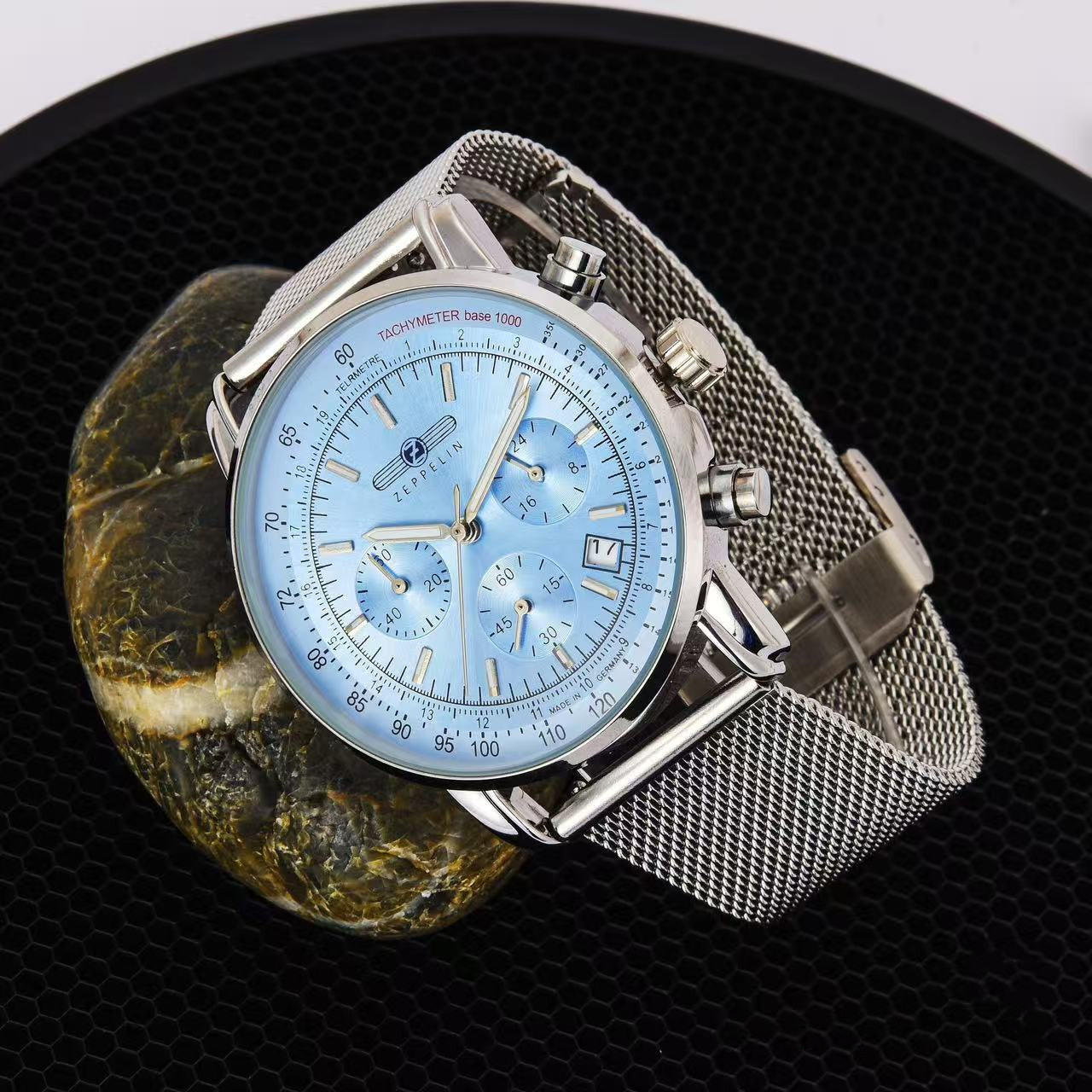 2026 New Collection Zeppelin M - огляд і ціна Stainless Mesh Band